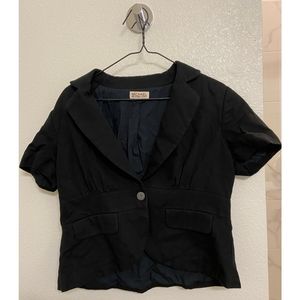 Short Sleeve Blazer - Michael by Michael Kors